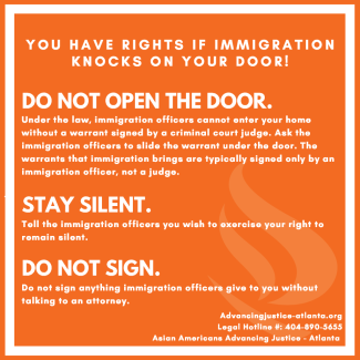 Know Your Rights graphic