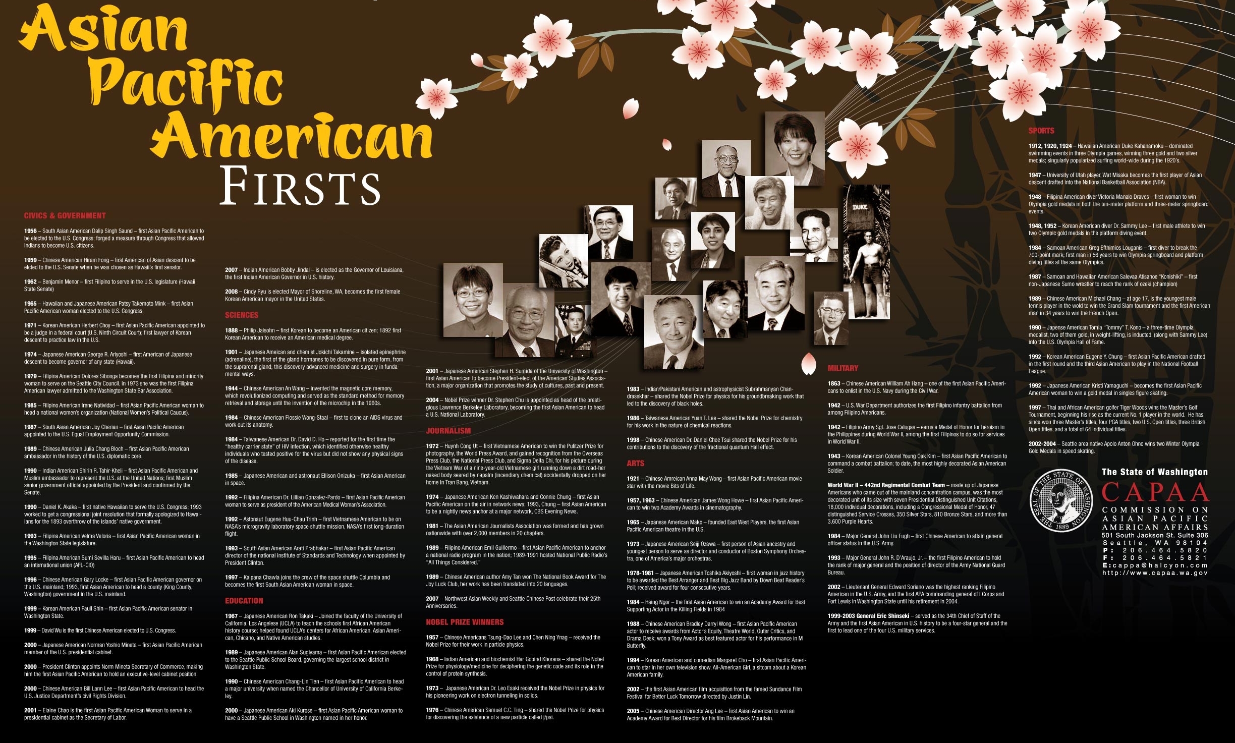 Asian Pacific American Heritage Month Information